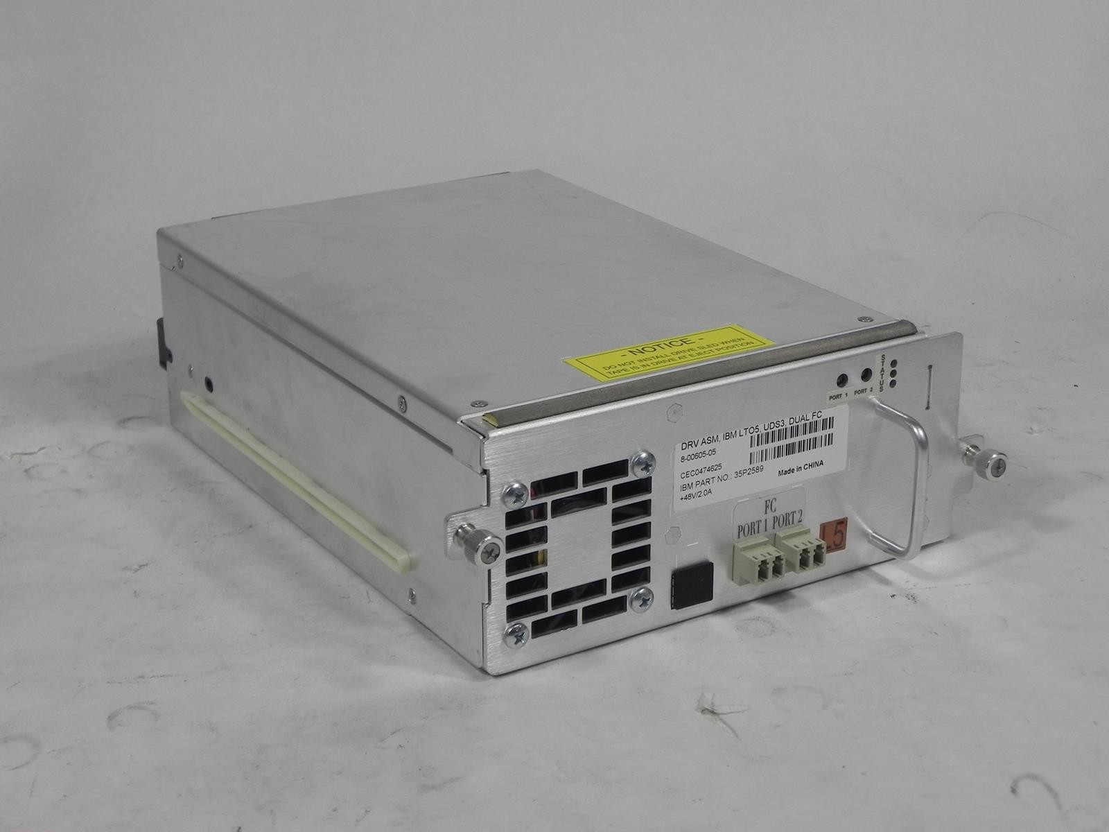 IBM LTO-5 Dual FC Tape Drive for 3576 TS3310 Tape Library 35P2589 8-00605-05