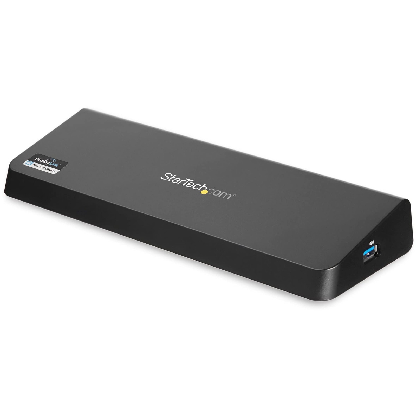 StarTech USB-A Dual Monitor Dock, HDMI & 4K DP, 4x USB-A, Monitor, Black