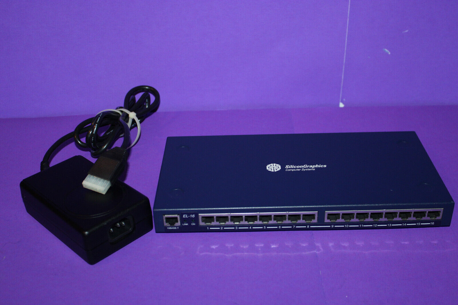 SGI Silicon Graphics 16 Port Terminal Server EL-16-1.0 & Power Supply