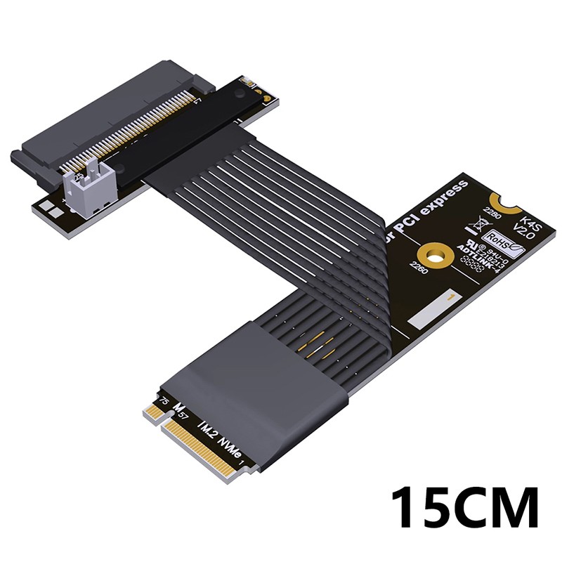 (ADT Link) M.2 NVMe to U.2 SFF-8639 SSD Extension Adapter PCIe 5.0 x4 For Gen5