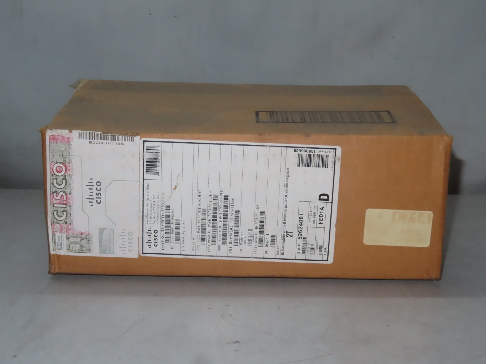 Cisco PWR-2921-51-POE Power Supply Module