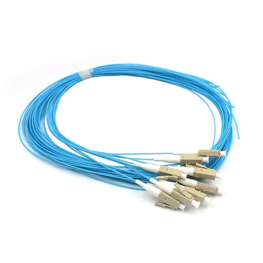 10pcs 1.5m FTTH Pigtail Connector LC Optical Fiber Multi Mode OM3 Fiber Pigtail