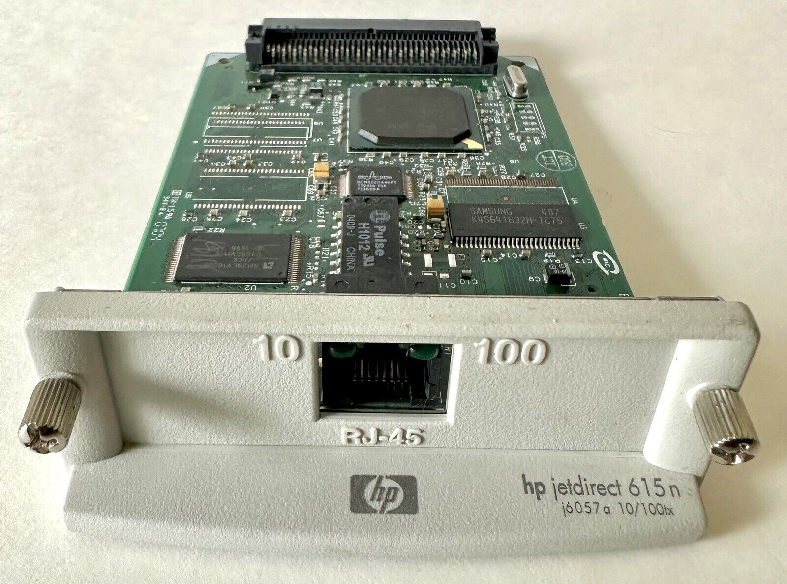 HP JetDirect 615n EIO 10/100TX Fast Ethernet Print Server J6057A Card