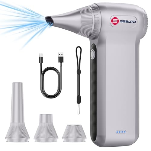 02 - SEAUTO COMPRESSED AIR DUSTER ERGONOMIC DESIGN 250,000 RPM TF