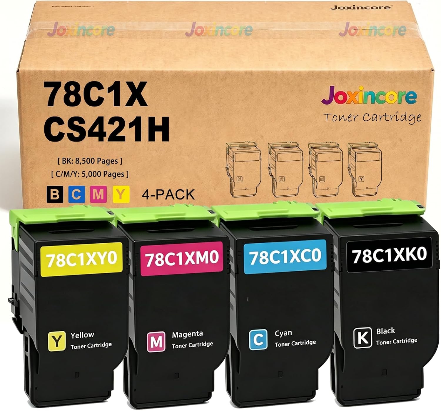 CS421H Toner Cartridge for Lexmark CS421, CX421, CS521, CX522, CX622 & CX625