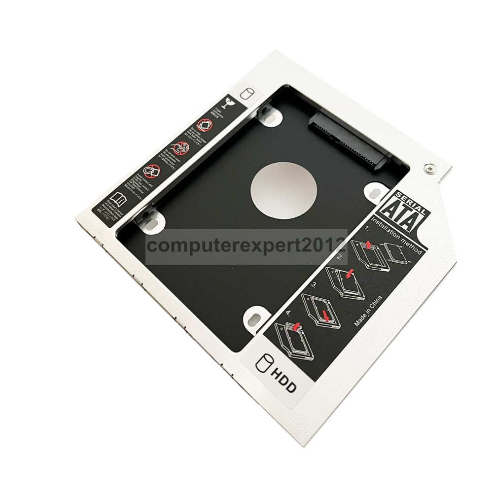 SATA 2nd Hard Drive HD SSD Caddy For Toshiba Tecra R830 R840 R850 R930 R940 R950