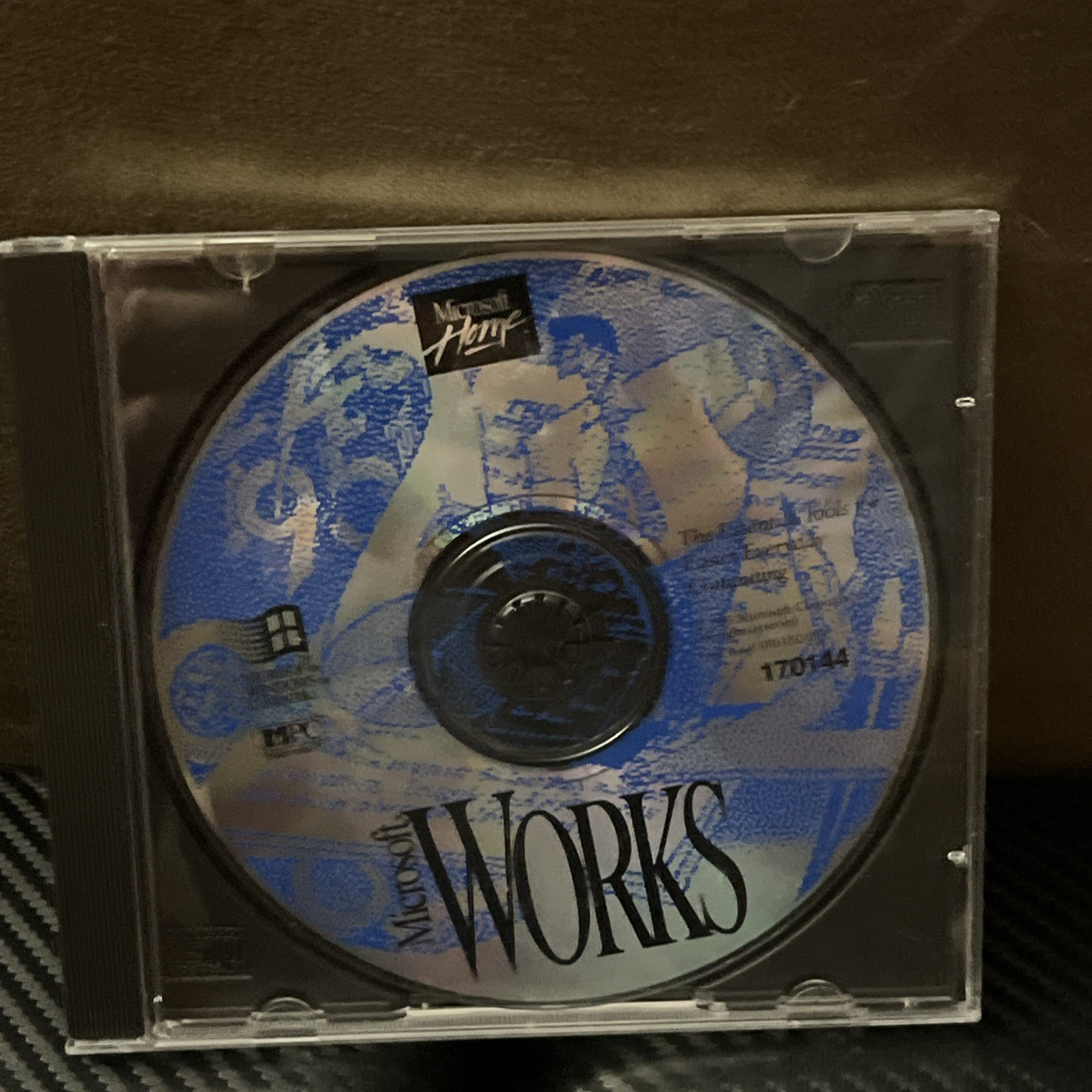 Microsoft Works CD-ROM Microsoft Home COA Vintage PC Software