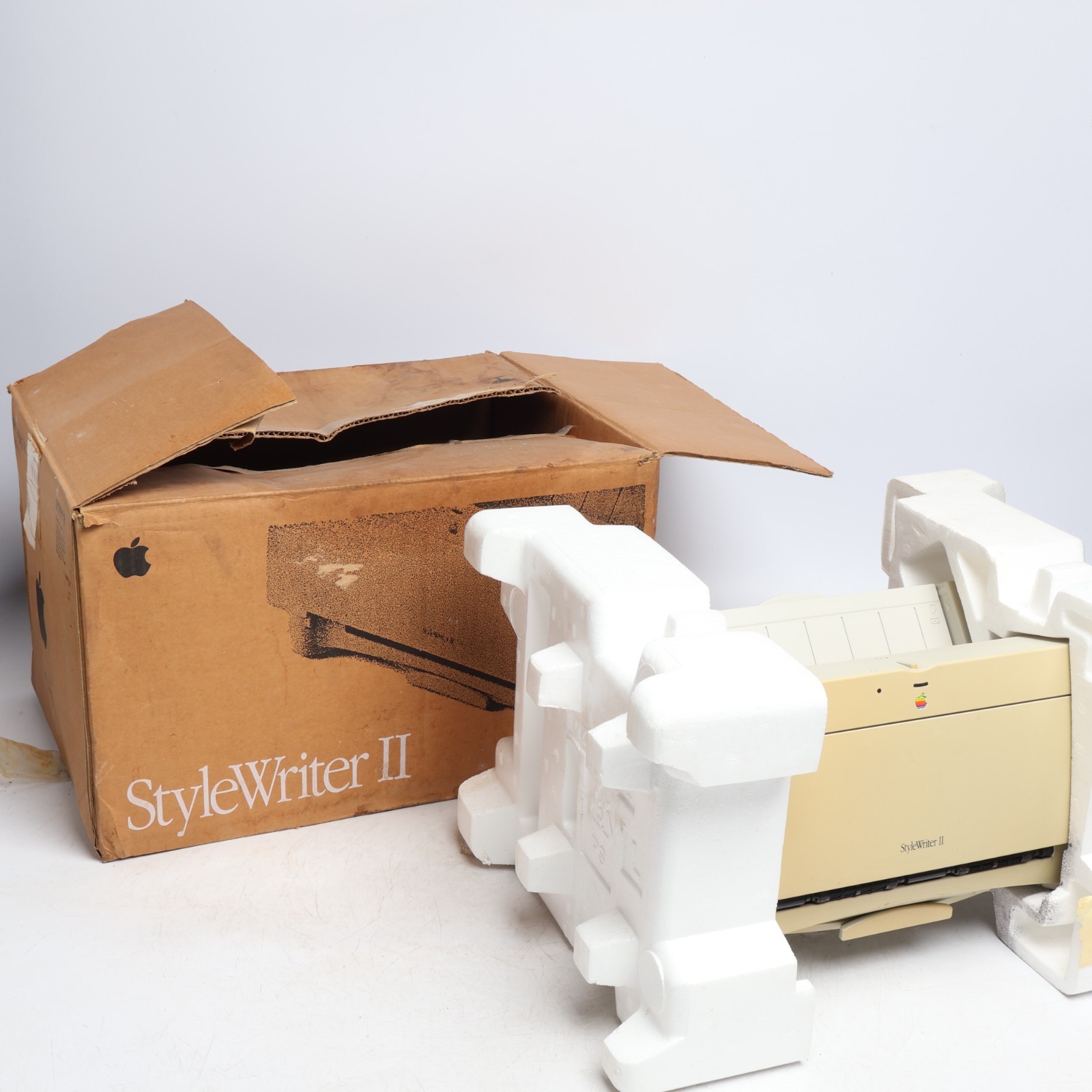 Vintage Apple Style-Writer 2 II Printer w/ Power Cord, Original Box