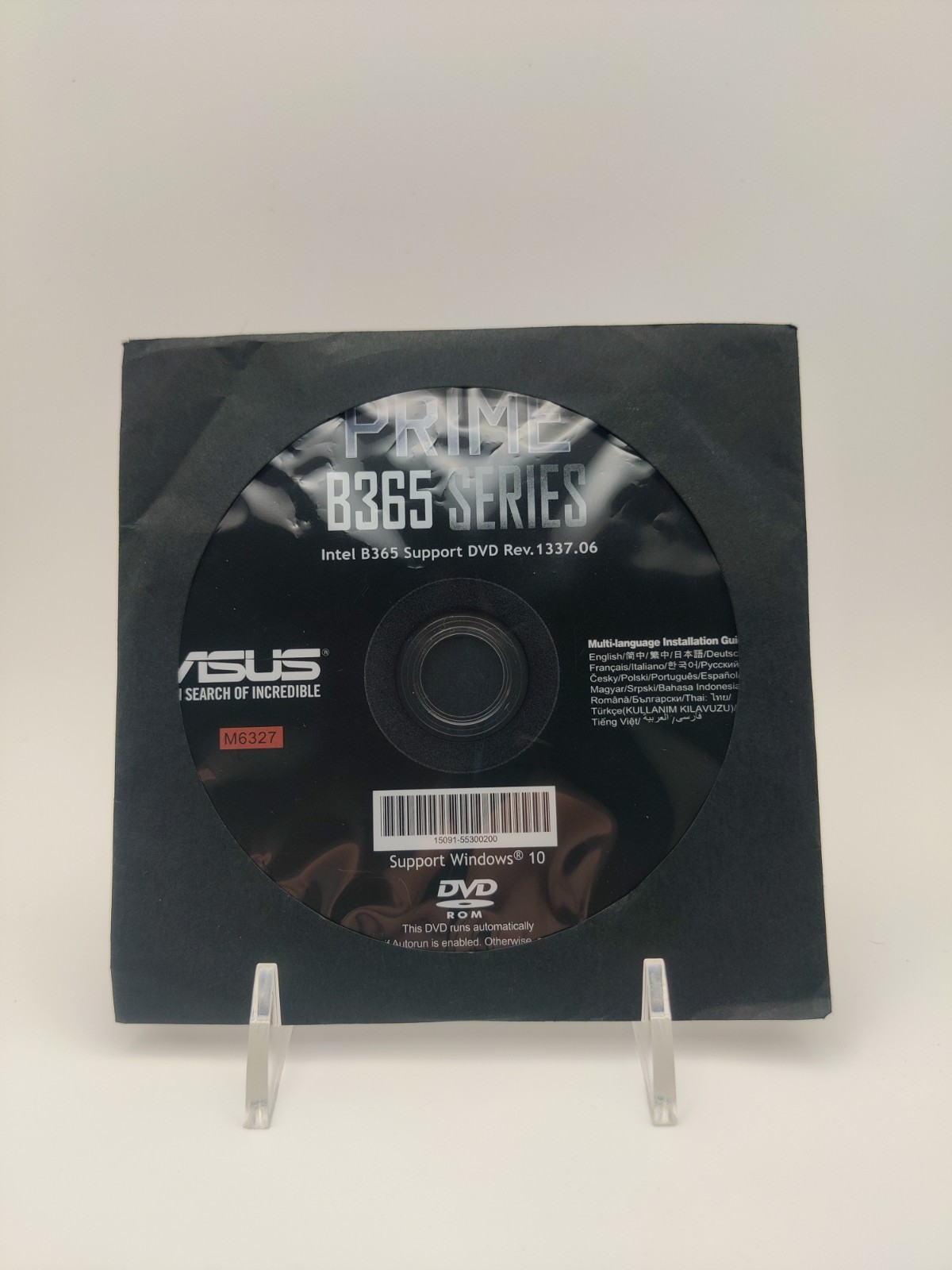 ASUS DVD Support DRIVER Utility for ASUS PRIME B365 Series Rev. 1337.06