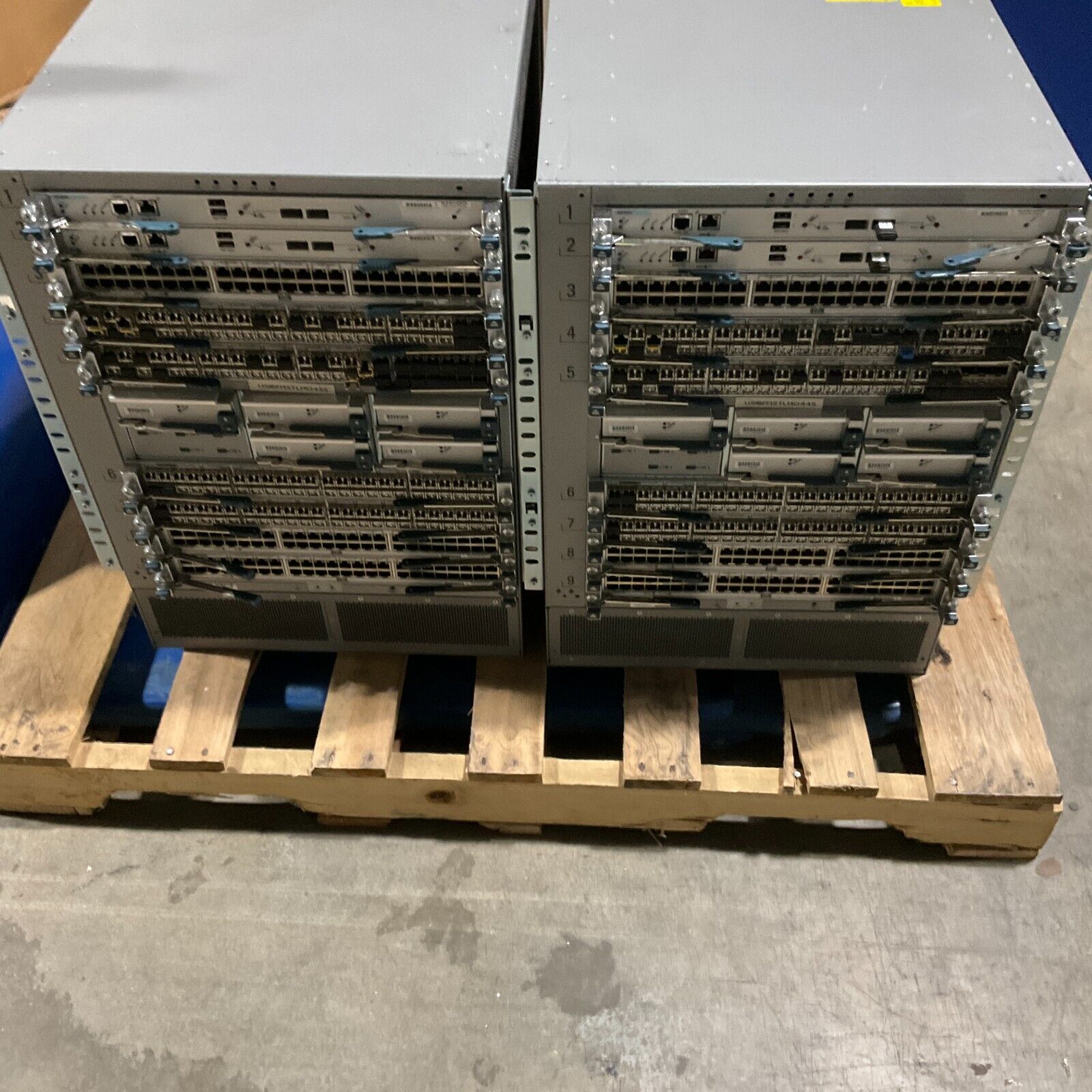Lot of 2 Cisco Nexus 7000 Systems w/ Modules Tested and Working