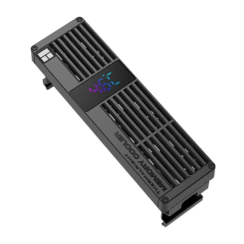 Thermalright MC-3 Digital RAM Memory Cooler PWM Triple Fan B4010 Black