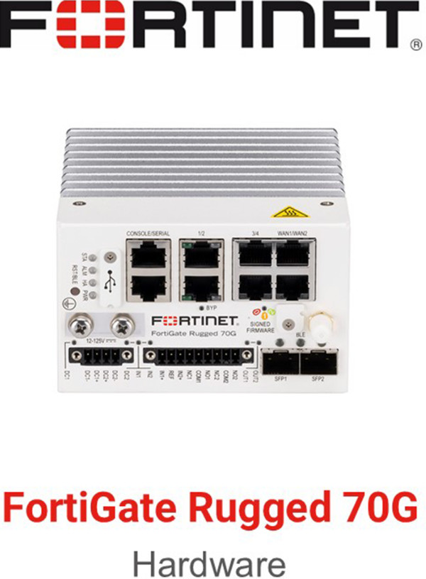 Fortinet FGR-70G FortiGate Rugged 70G Industrial Fanless NGFW Firewall Bypass