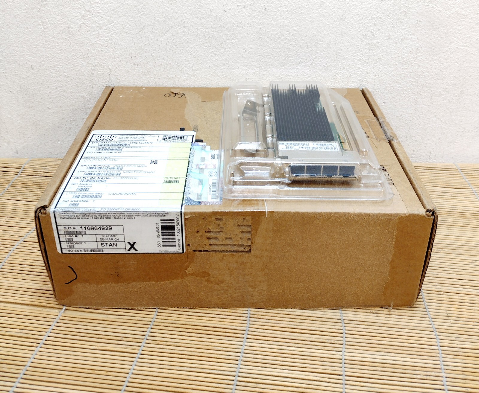 New Cisco UCSC-PCIE-IQ10GC Intel X710 Quad-port 10GBase-T NIC New Open Box