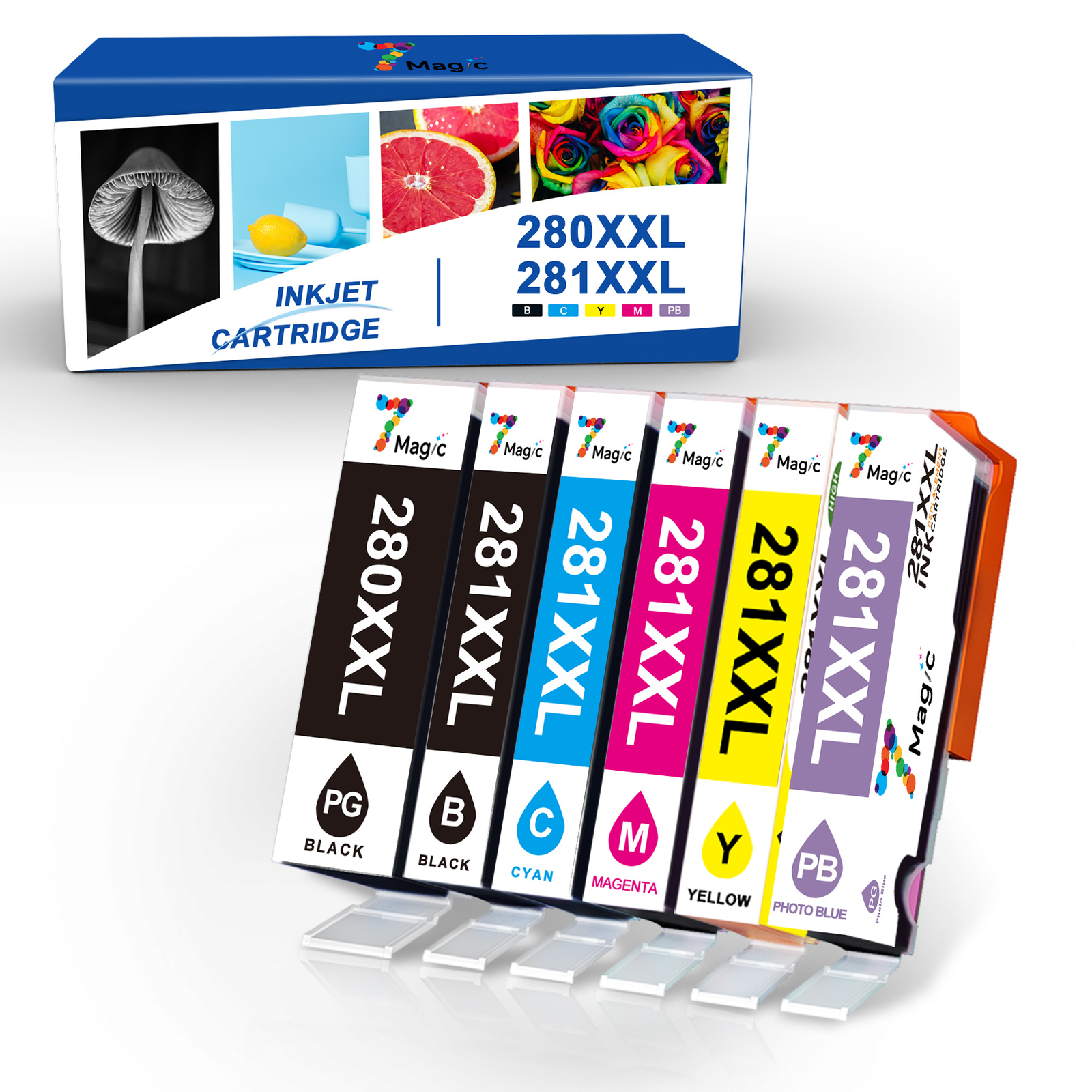 PGI-280XXL CLI-281XXL Ink Cartridge + chip for Canon TS6320 TR8520 TR8620 TR8622