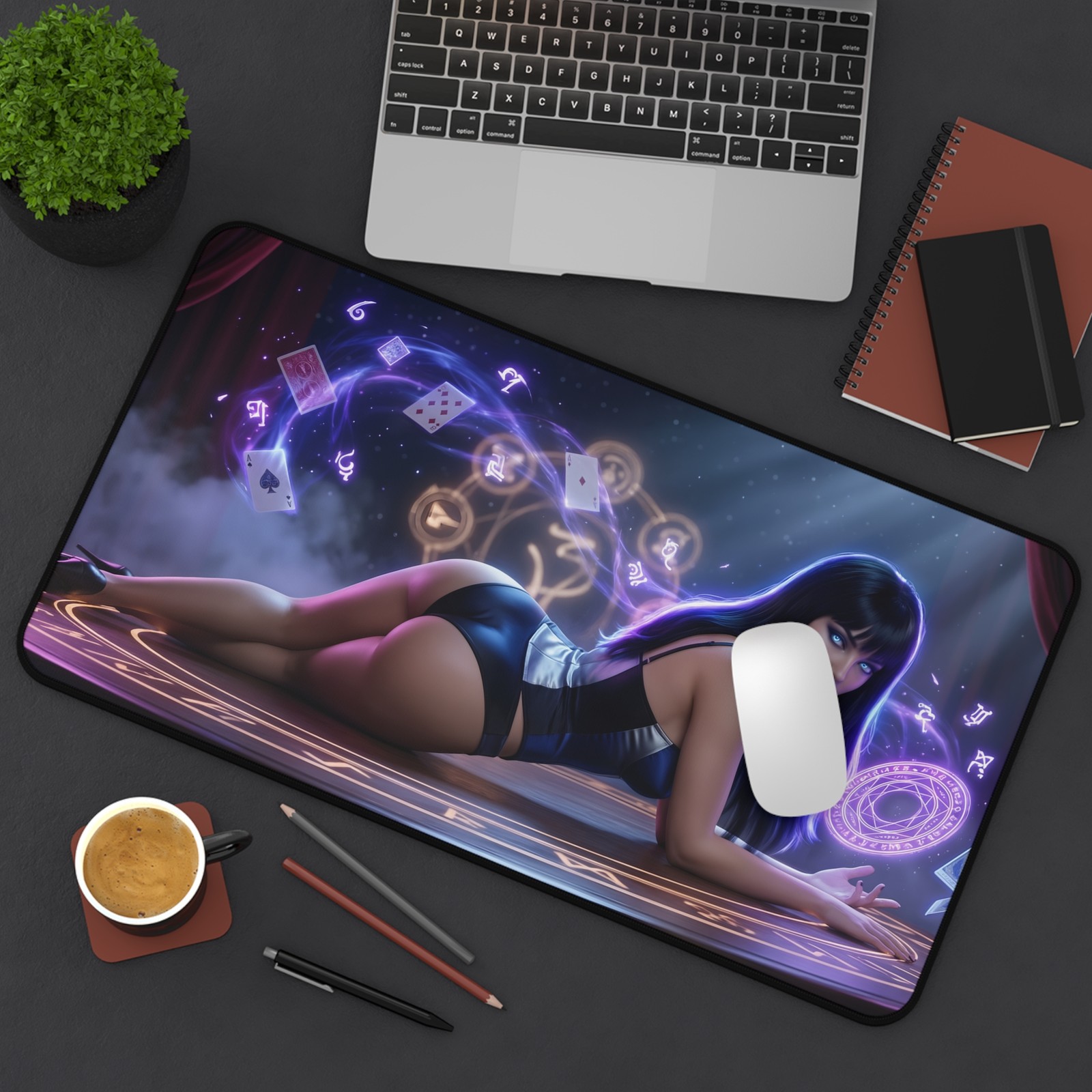 Zatanna Mouse Pad, DC Comics Magic Gaming Mousepad, Superhero Desk Decor