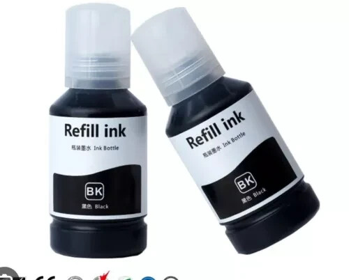 Ink Bottle Replacement For 532 T532 Black compatible with Epson M3170-2Black