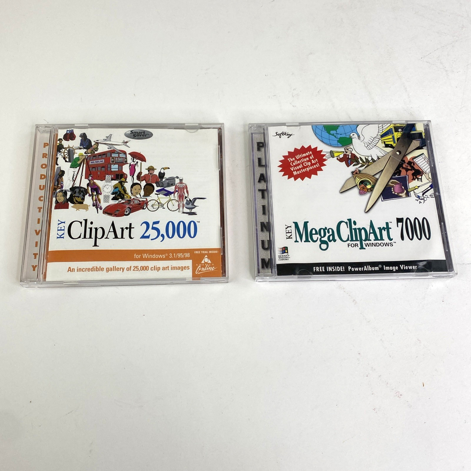 Key ClipArt 25,000 + Mega ClipArt 7000 Windows CD-ROM