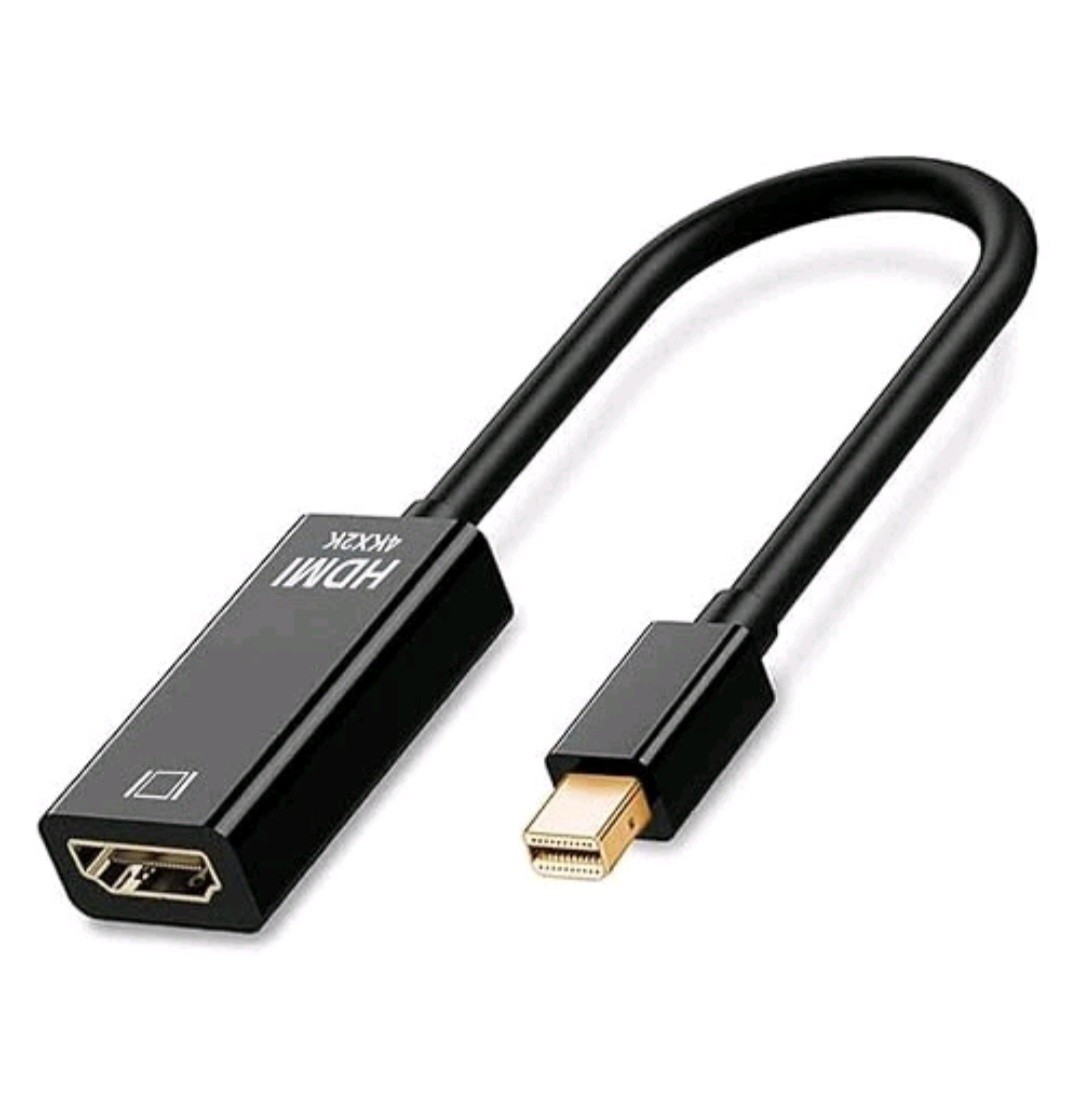 Mini DisplayPort to HDMI 2.0 Adapter 4K,Thunderblot To HDMI Cable