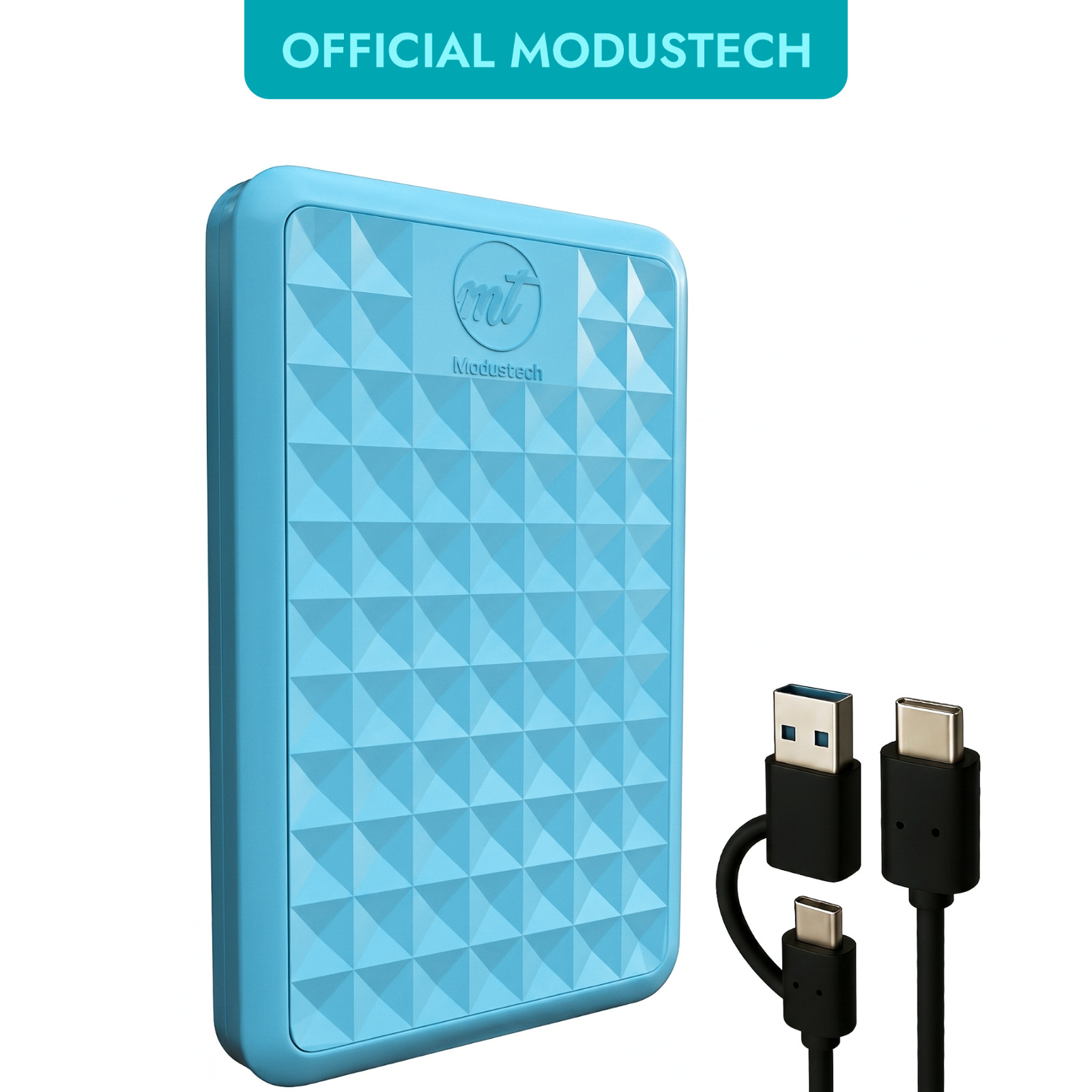 Modustech Facet 500GB 1TB Portable External Hard Drive USB-C for PC Mac PS4 PS5