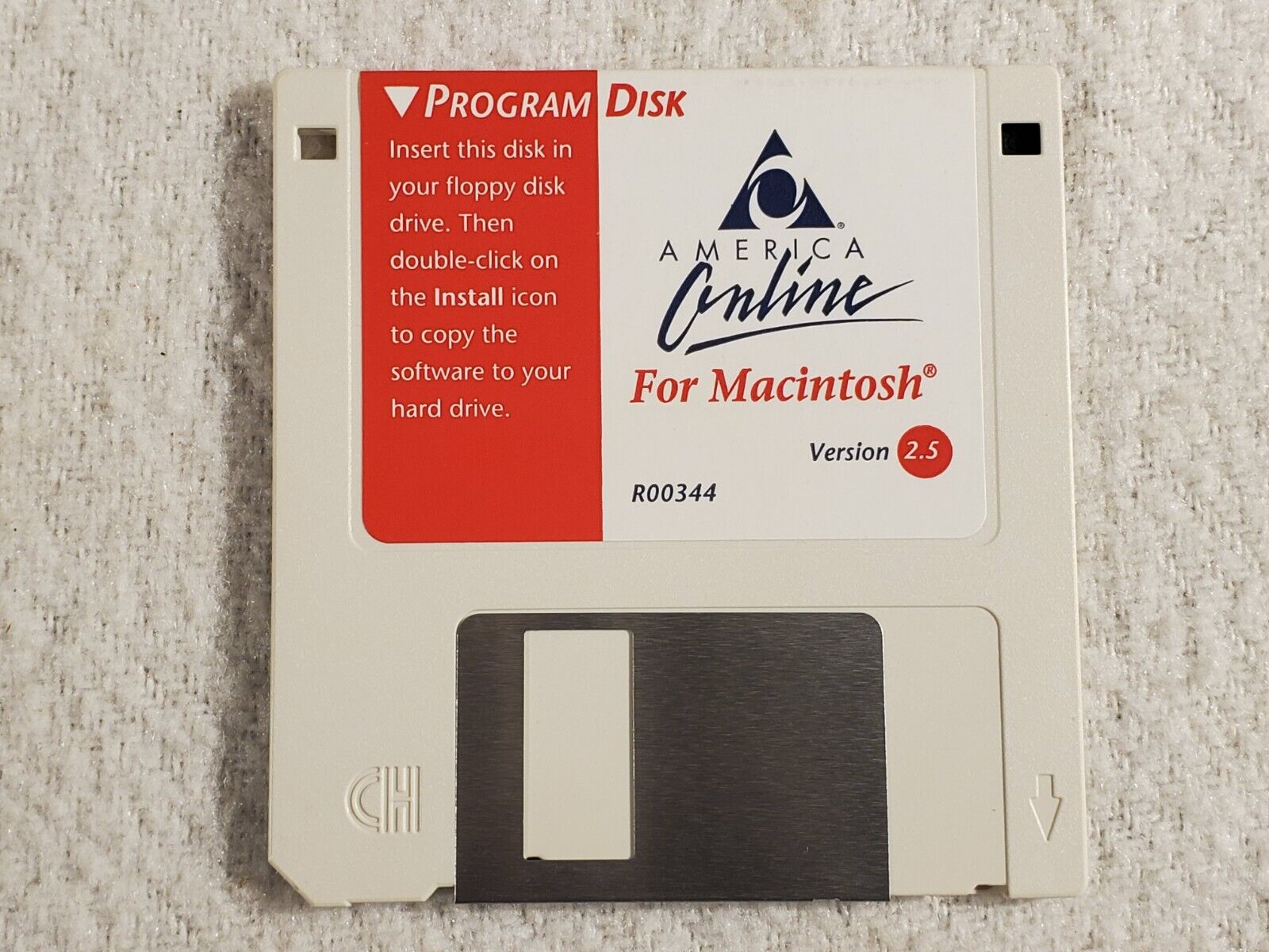 America Online AOL Version 2.5 1994 Vtg Macintosh Computer 3.5\