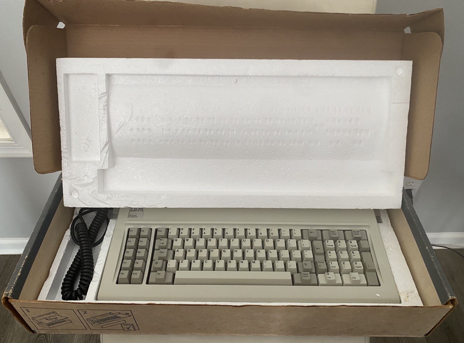 Vintage IBM Model F 83 Key Keyboard Part# 1501100 Made Original OPEN Box USA 