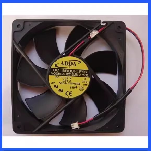 ADDA AD1212MB-A71GL DC12V 0.33A 2-Pin Cooling Fan