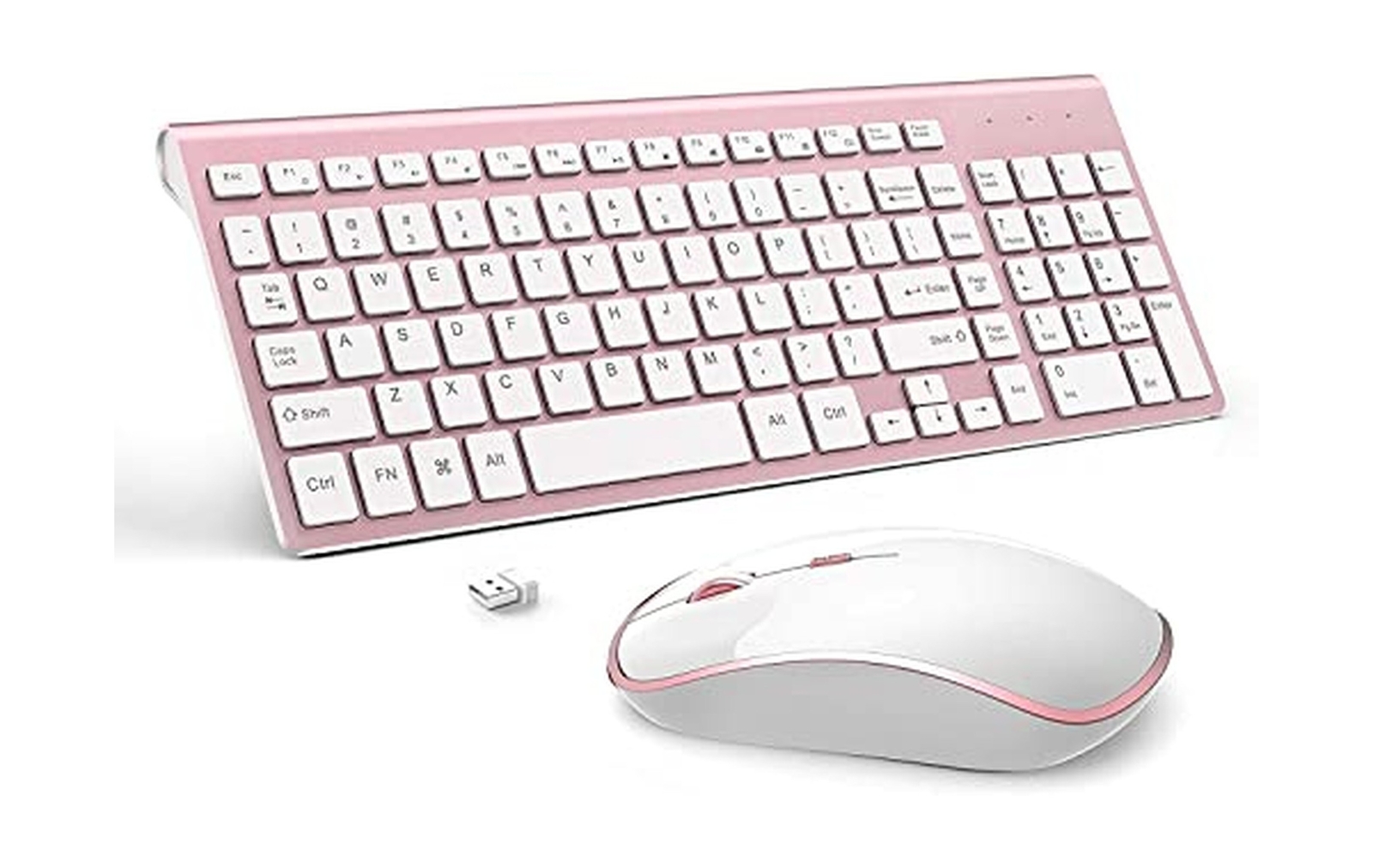 Wireless Keyboard Mouse Combo, J JOYACCESS 2.4G USB Compact and Slim Wireless...