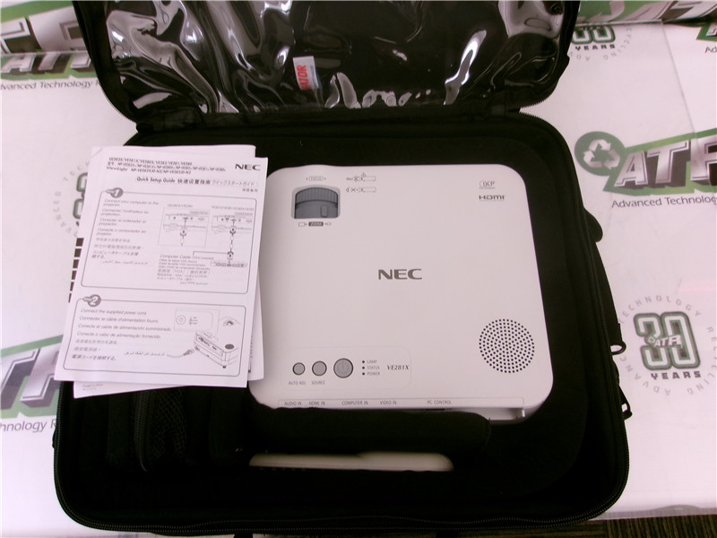 NEC NP-VE281X Projector - 2800 Lumens XGA HDMI VGA Portable Home/Office Theater