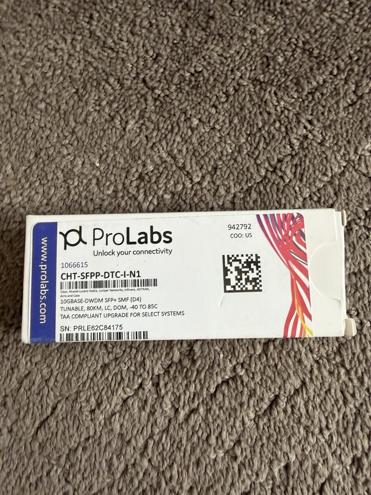 Pro Labs CHT-SFPP-DTC-I-N1 Computer Component