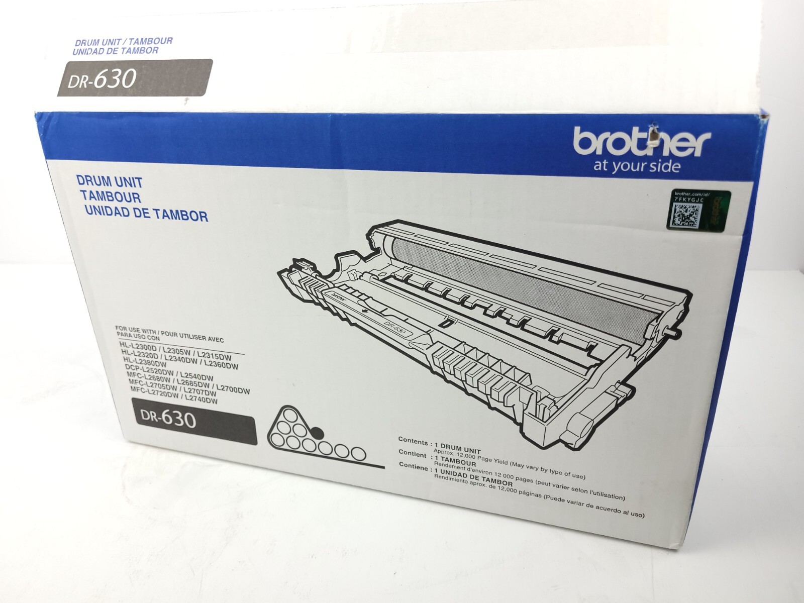Genuine Brother DR-630 Black Drum Unit Sealed NEW