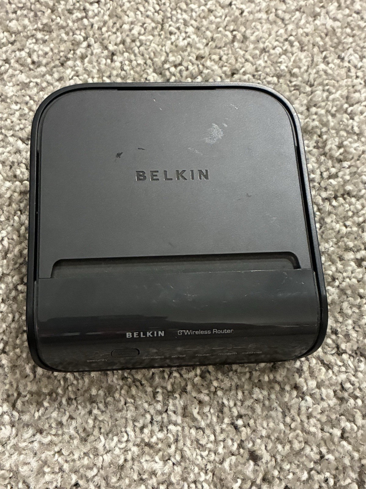 Belkin F5D7234-4 V5 G Wireless Router 54 Mbps WPS Black 4-Port 10/100