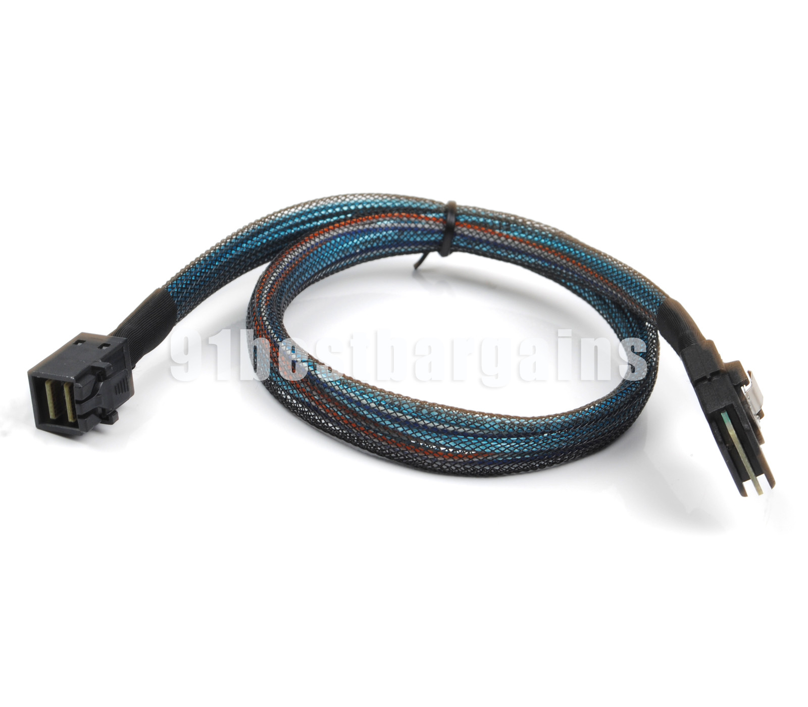 2 Packs 6G Internal Mini SAS Cable HD SFF-8643 to SFF-8087 SAS 2.1 RoHS 0.5~1M
