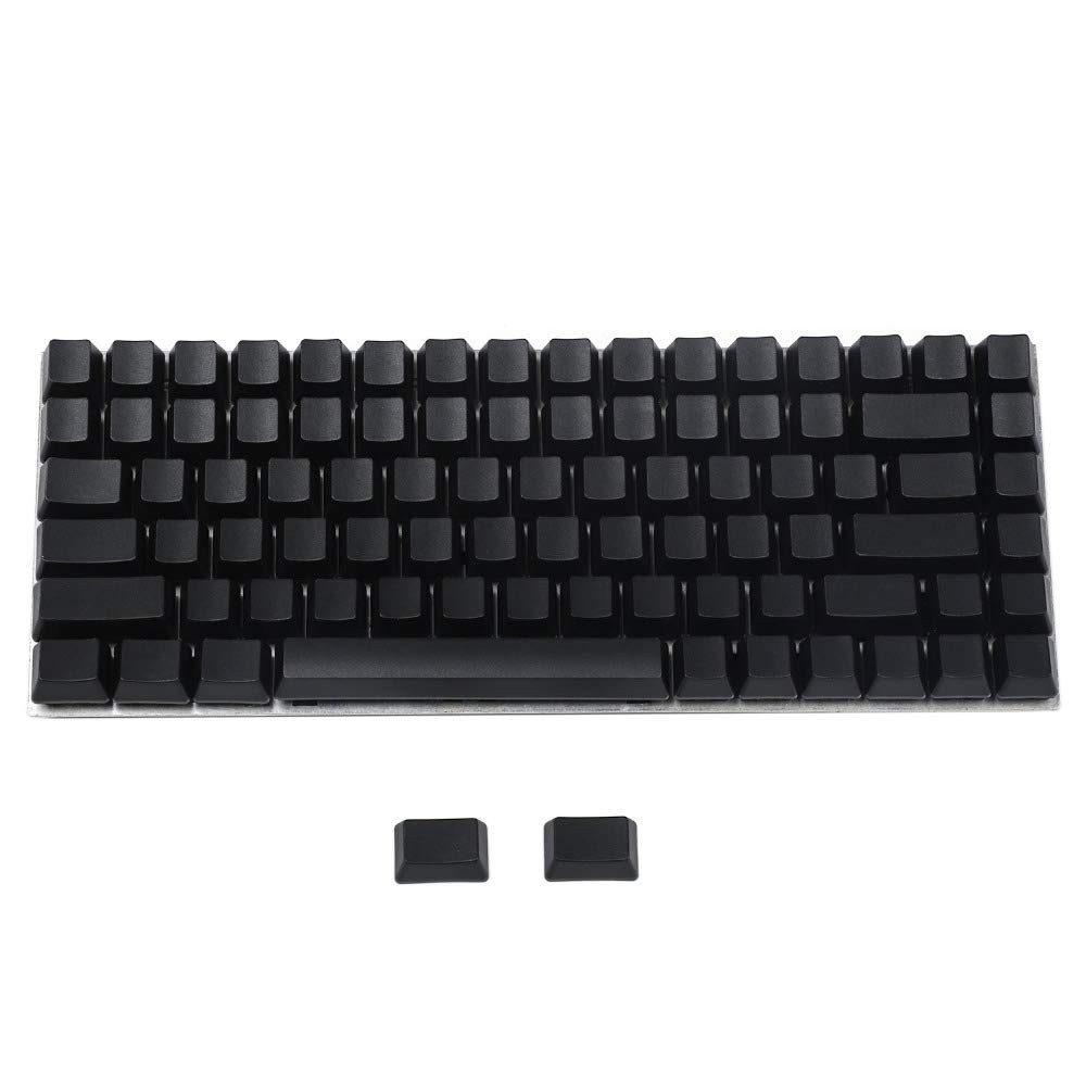 Black White Dolch Thick PBT Blank OEM Profile Keycaps Set Mechanical Keyboard