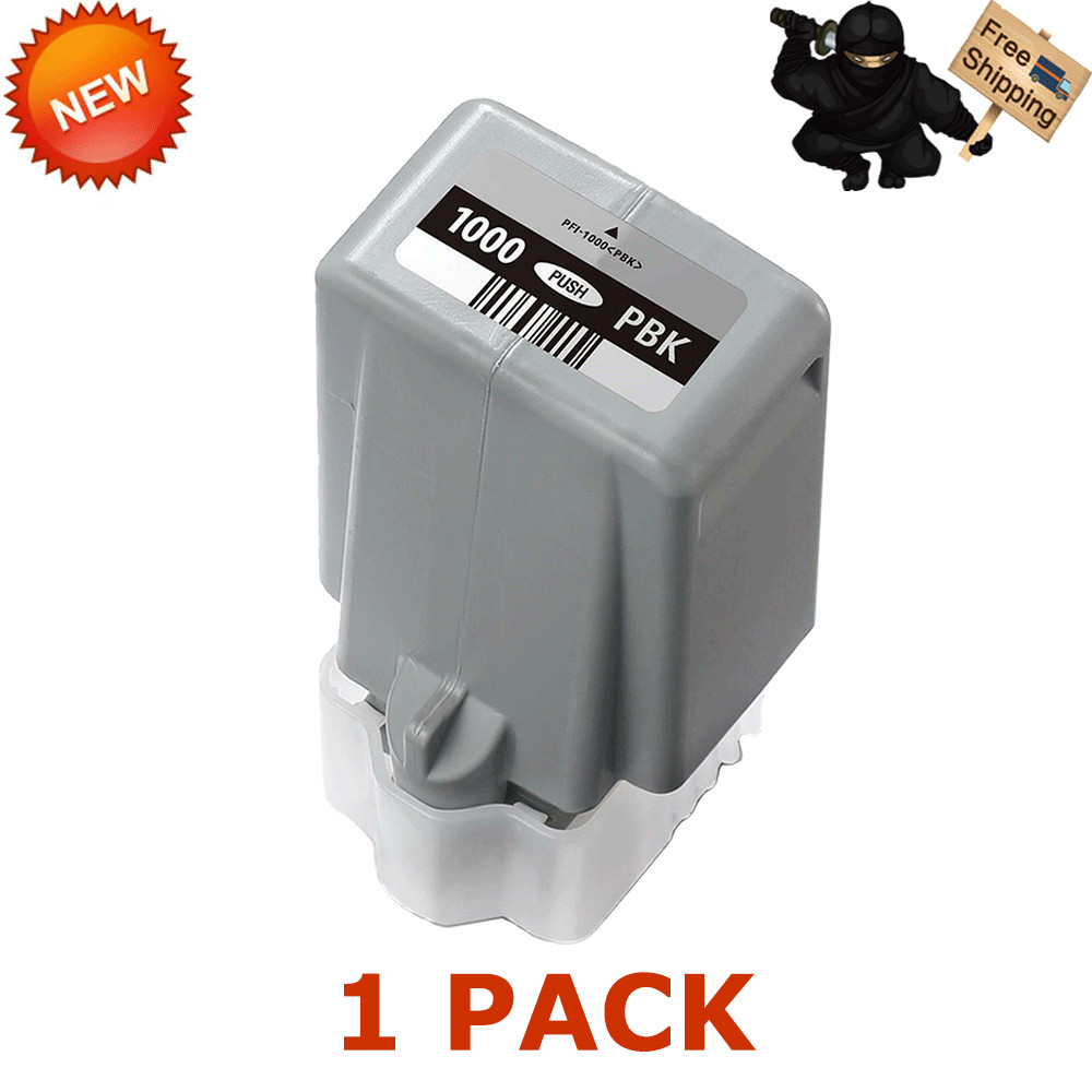 1 PK PFI-1000 PBK Photo Black ink for Canon imagePROGRAF PRO-1000 #0546C002