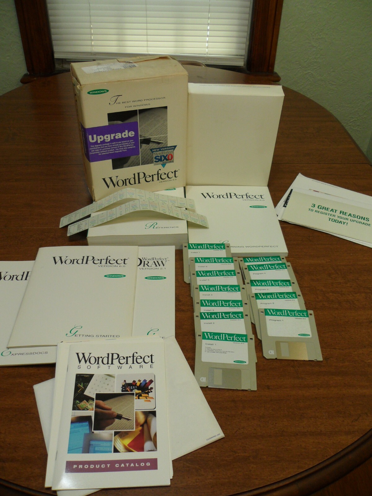 Vintage WordPerfect Version 6.0 Windows System Competitive Trade-up