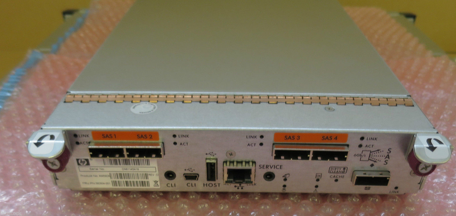 HP AW592A 582934-001 P2000 G3 QUAD PORT SAS MSA ARRAY CONTROLLER Storageworks