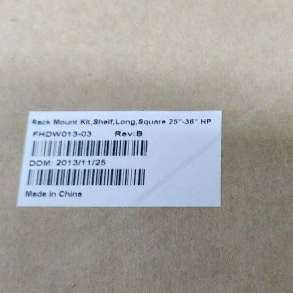HP FHDW013-03 2U 25"-36" Sliding Rack Rail Kit for VLS9000 MSA2000 - NEW