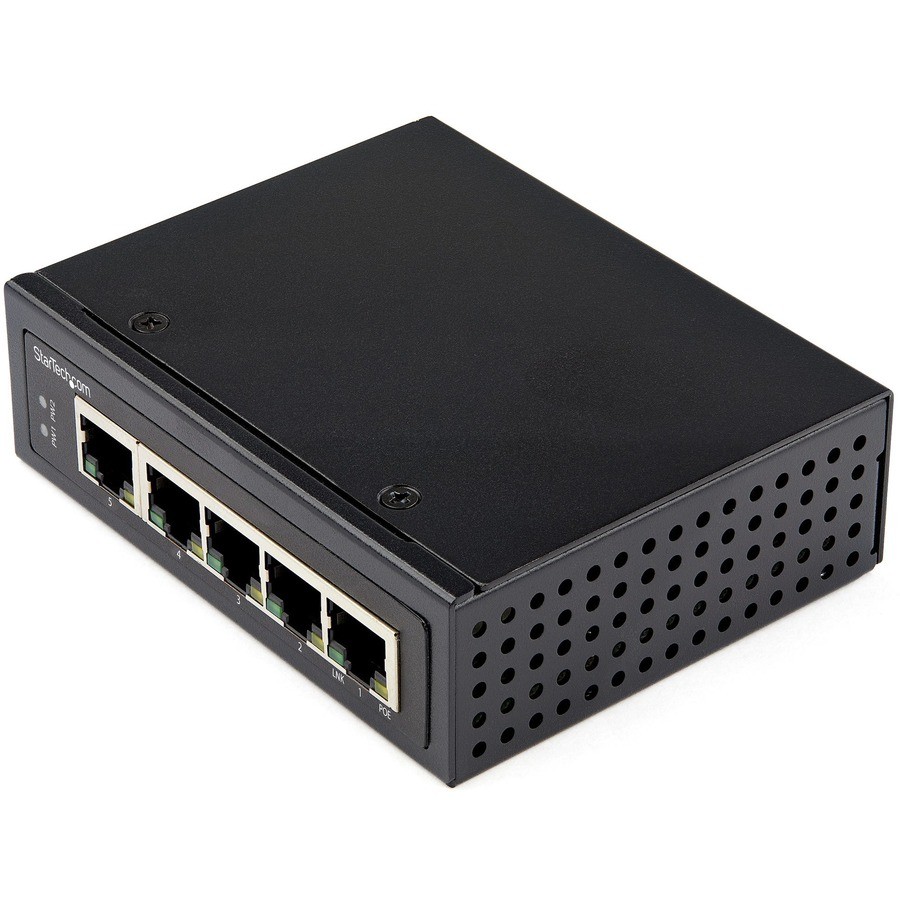 StarTech Industrial 5 Port Gigabit PoE Unmanaged Switch IP-30 IESC1G50UP