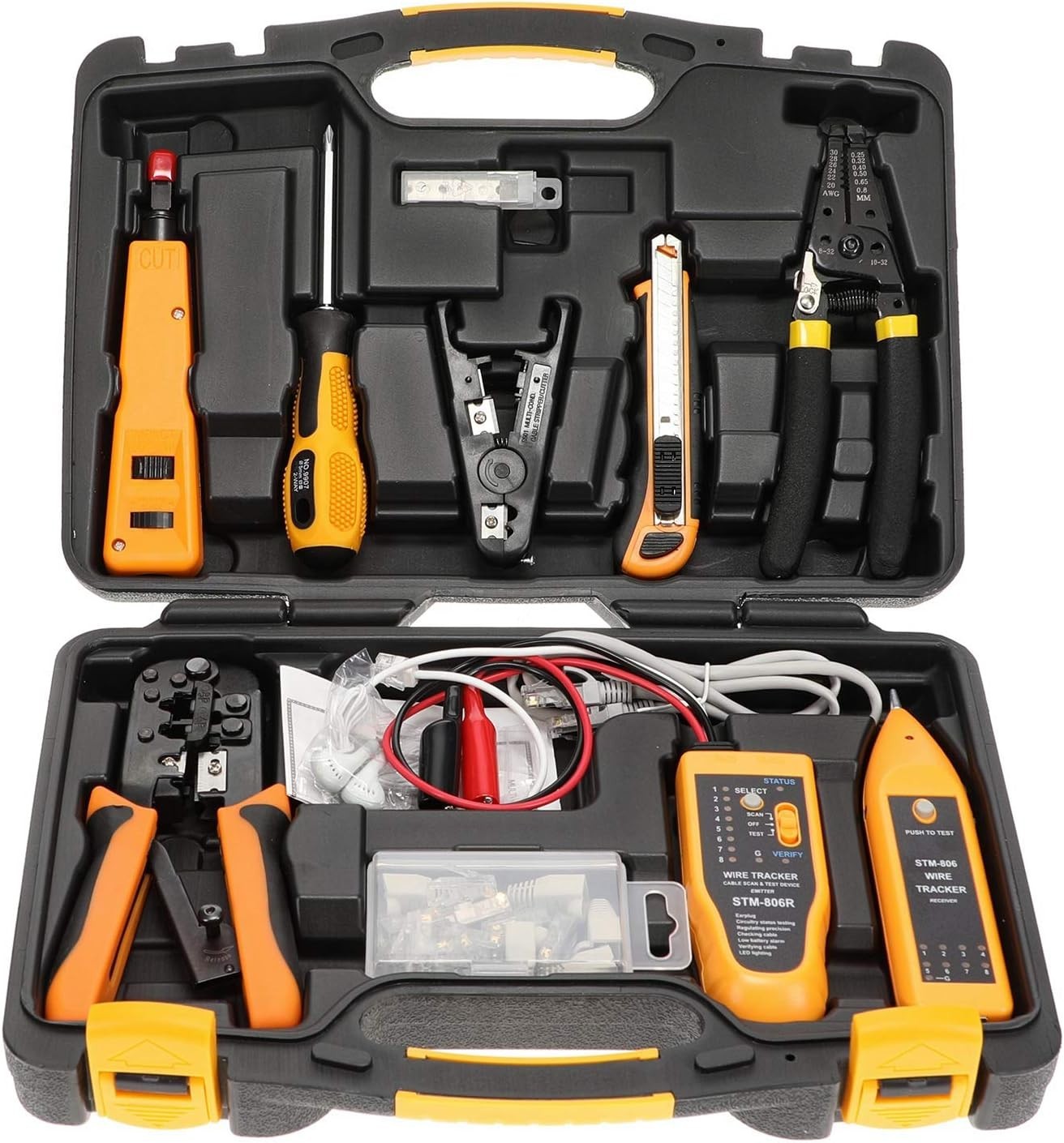 Professional Network Tool Kit 15 In 1 - RJ45 Crimper Tool