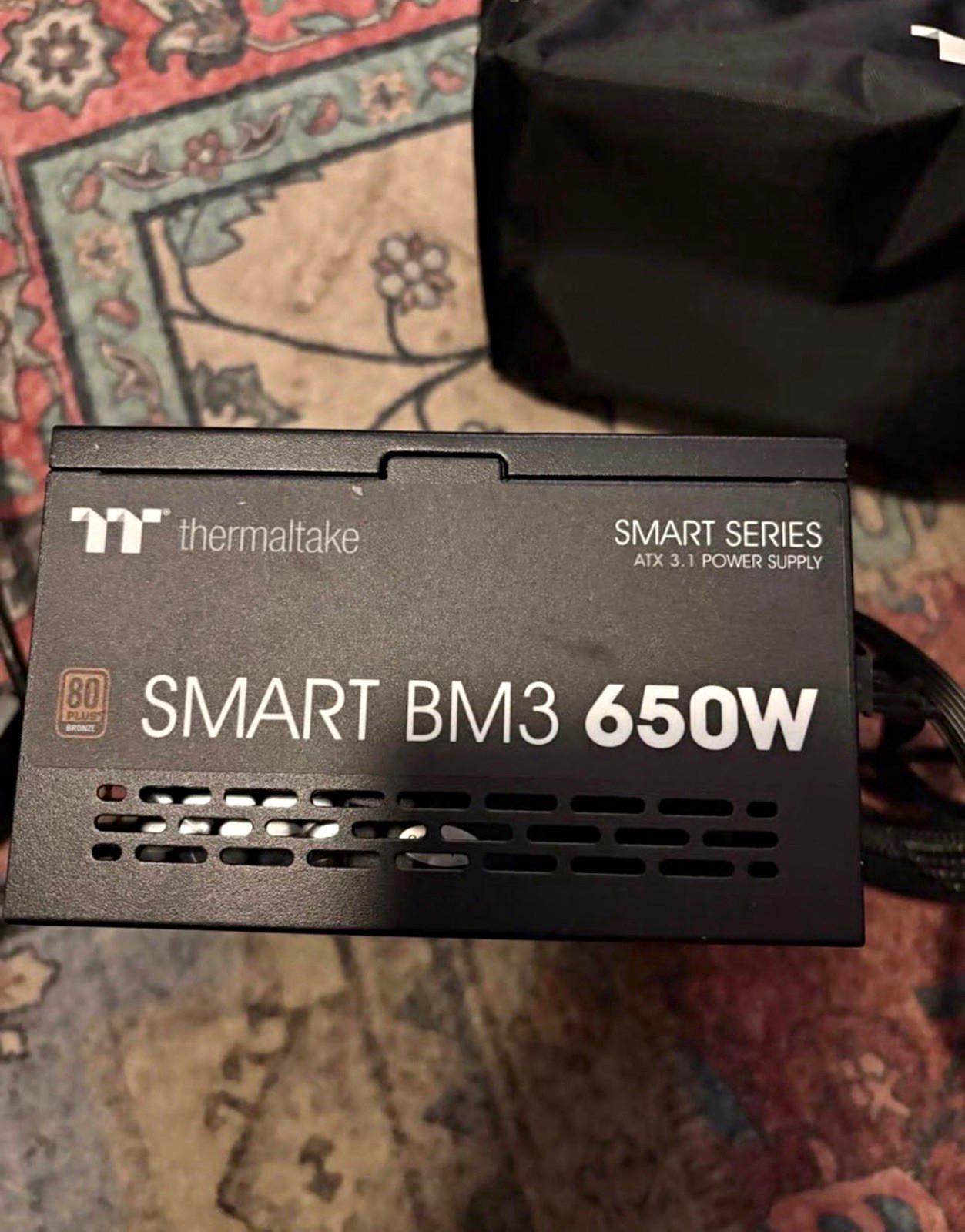 Thermaltake Smart BM3 650W ATX Modular Power Supply, Black, 24-Pin