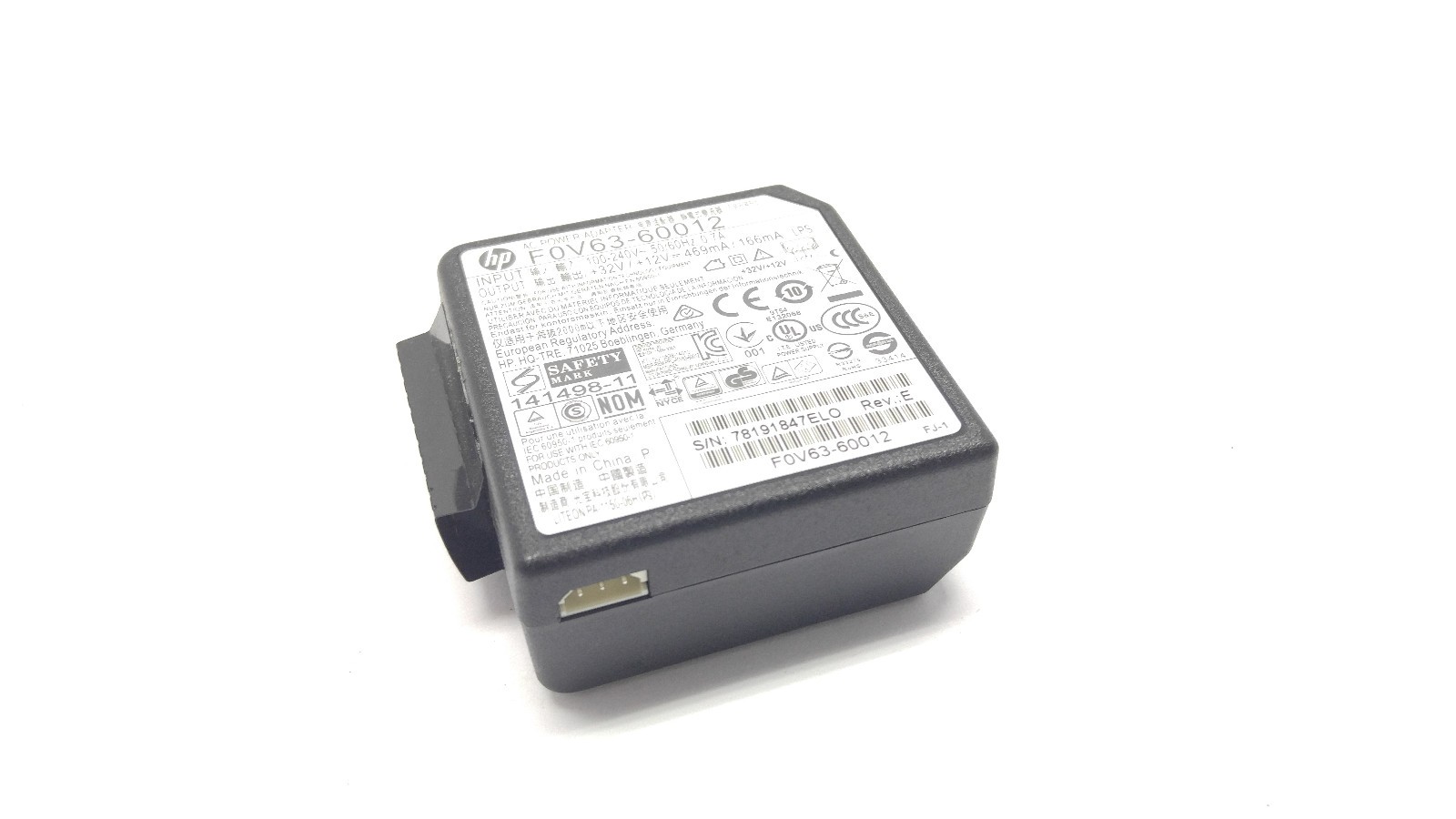 HP F0V63-60012 AC Power Adapter