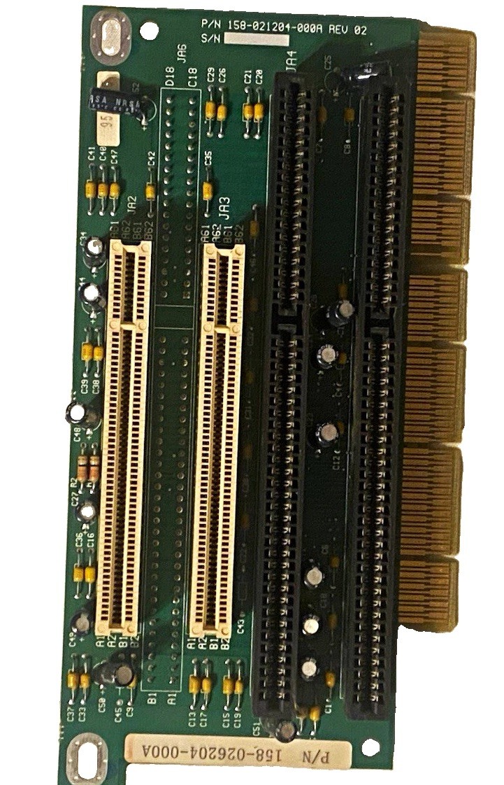 NEC 158-021204-000A Rev 02 LPX Riser Card 2 PCI 2 ISA Vintage PC