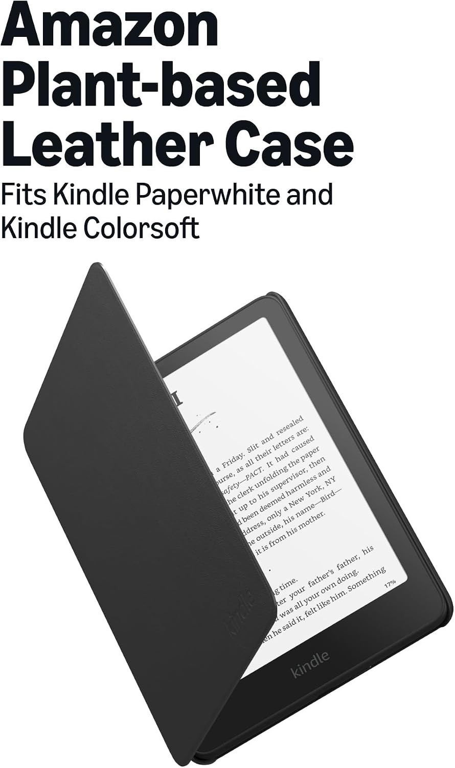 Amazon Plant-Based Leather Case- Lightweight, Protective Cover Designed with Sus