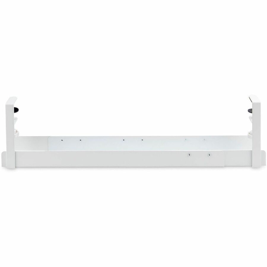 StarTech Under Desk Cable Management Tray, Clamp-On Installation, White