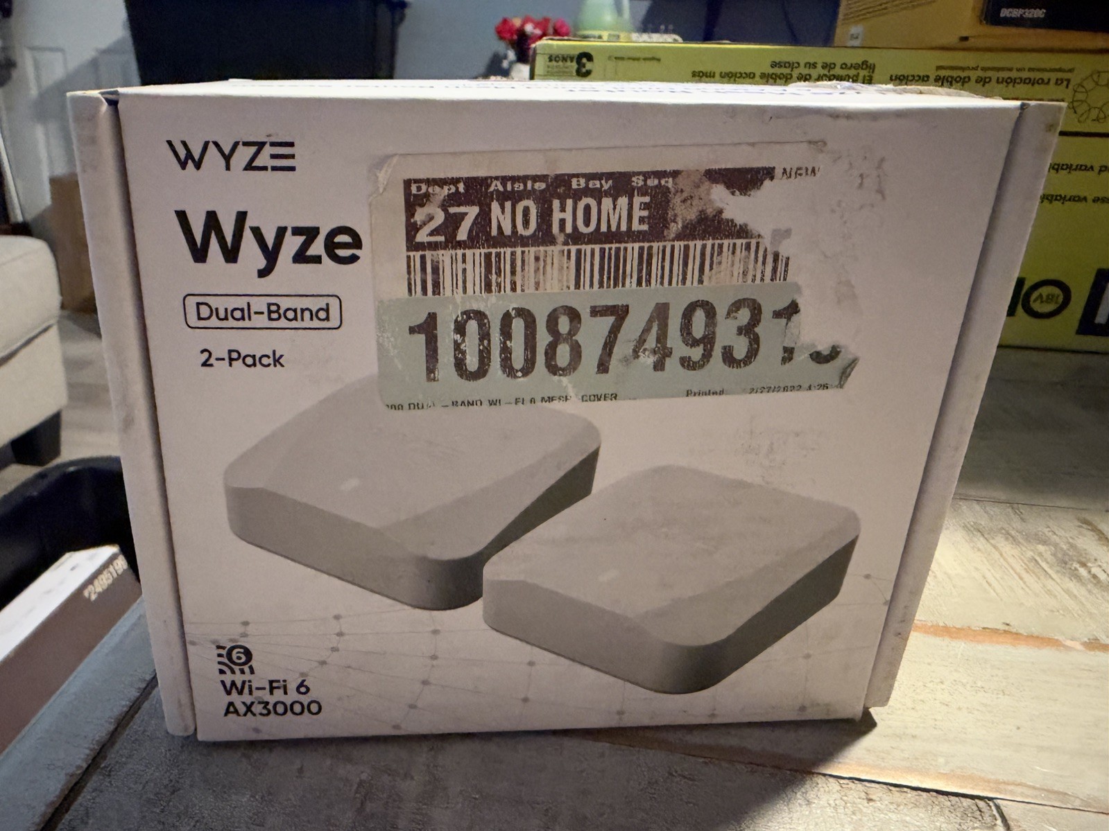 Wyze AX3000 Dual-Band Wi-Fi 6 Mesh Router - White