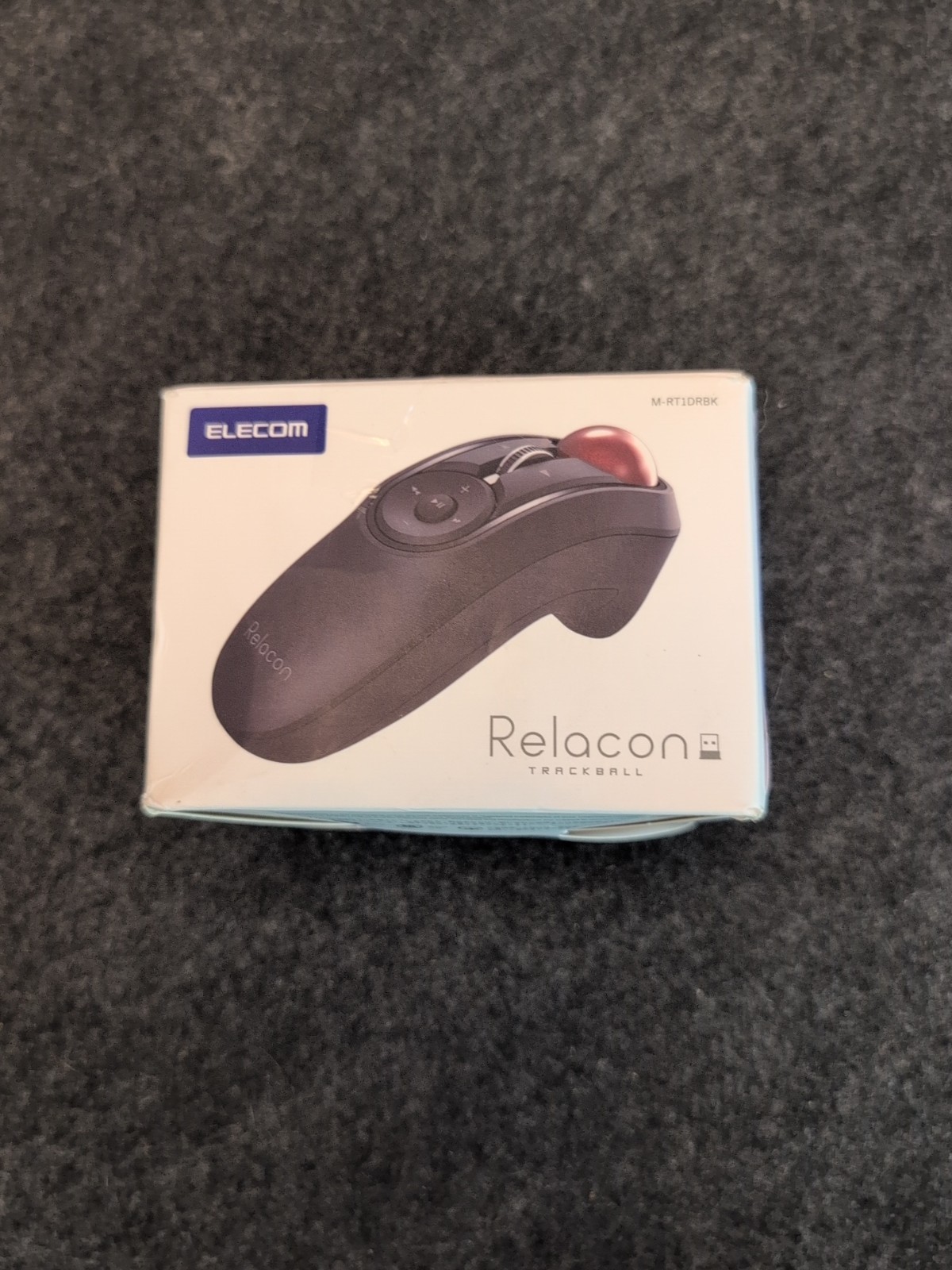ELECOM Relacon Wireless Thumb Trackball Mouse Bluetooth 10 Buttons for PC Mac