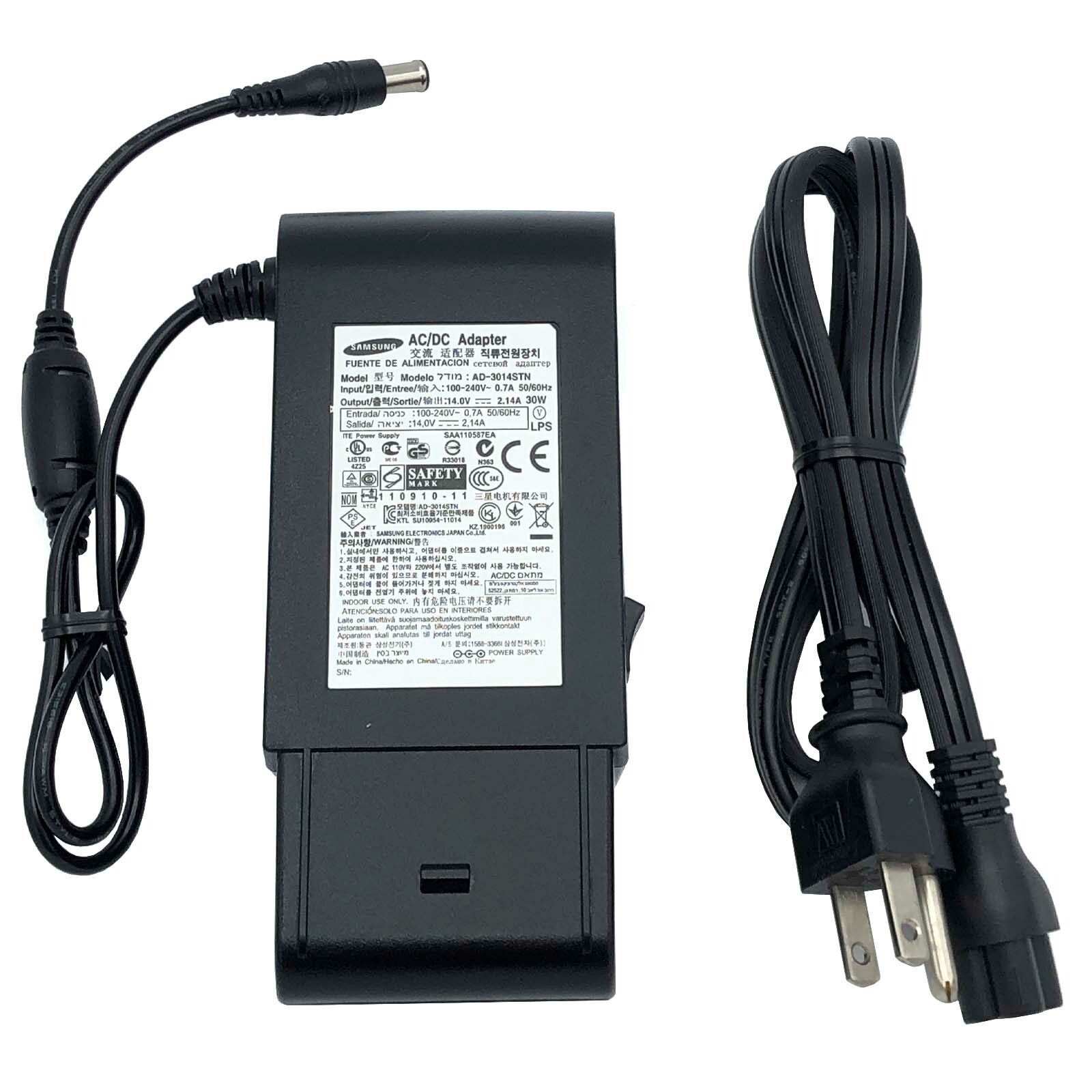 Genuine Samsung AC Power Adapter for SyncMaster S24 - Series LED Monitors