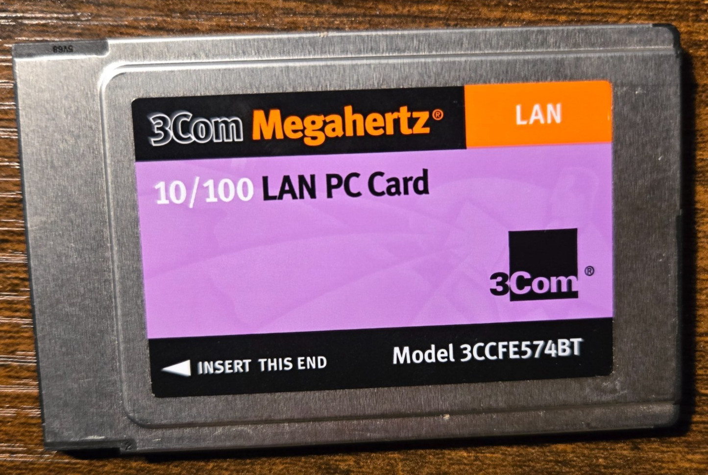 3Com Megahertz 10-100 LAN PC Card Model 3CCFE574BT