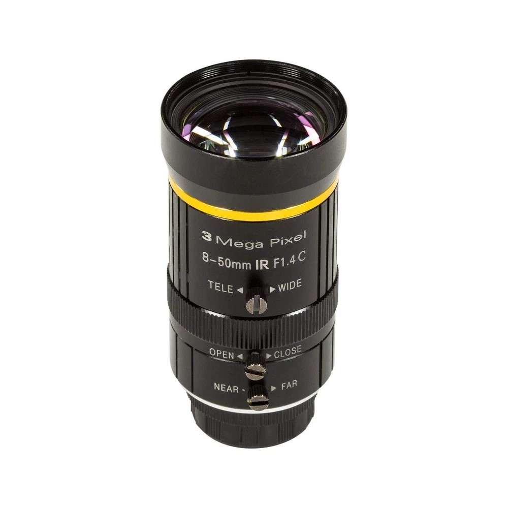 Arducam 8-50mm C-Mount Zoom Lens for IMX477 Raspberry Pi HQ Camera, with C-CS...