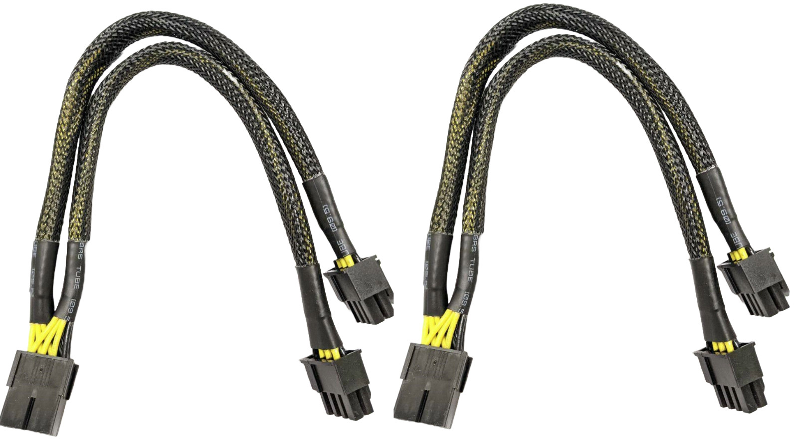 2x PCIE PCI-Express 8 Pin to 2x 8Pin Video Card GPU Splitter Power Adapter Cable